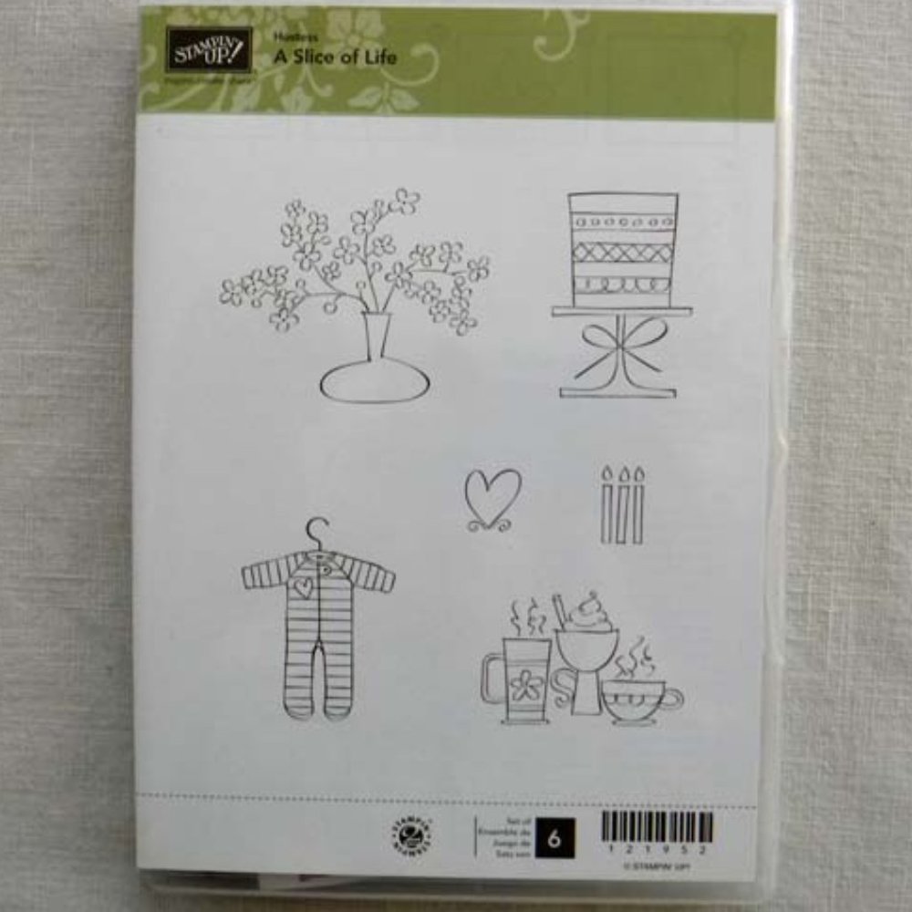 Stampin Up! A Slice of Life Cling Stamps